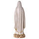 Virgen de Lourdes 80x25x25 cm fibra de vidrio s8