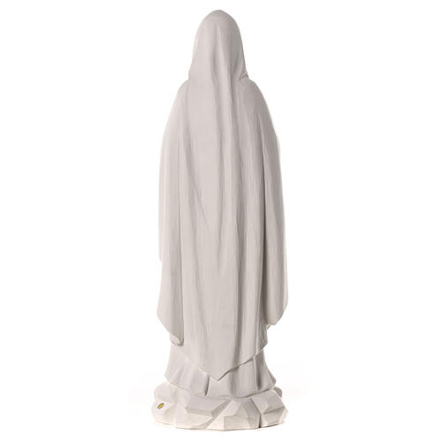 Gottesmutter von Lourdes, 80x25x25 cm, Glasfaserkunststoff, weiß 6