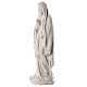 Our Lady of Lourdes, white fibreglass, 32x10x10 in s3