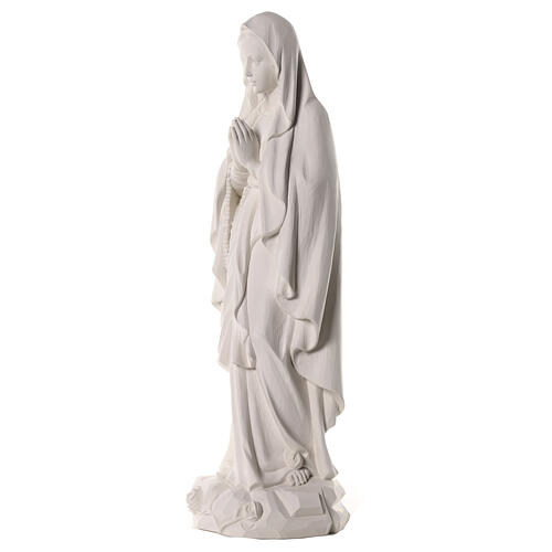 Notre-Dame de Lourdes fibre de verre naturelle 80x25x25 cm 3