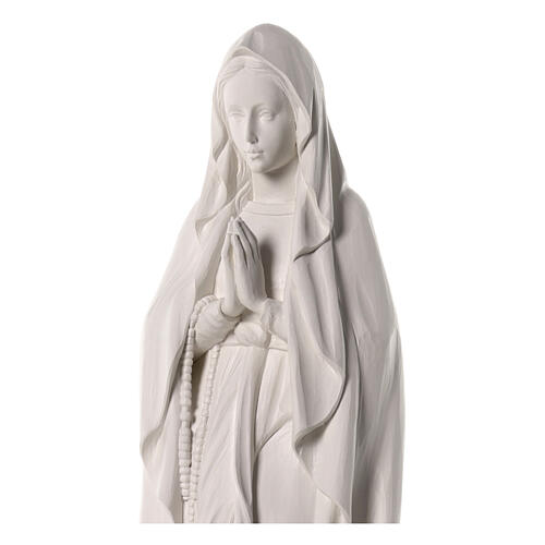 Madonna Lourdes vetroresina naturale 80x25x25 cm 2