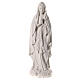 Virgin of Lourdes statue natural fiberglass 80x25x25 cm s1