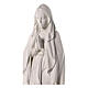 Virgin of Lourdes statue natural fiberglass 80x25x25 cm s2