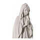 Virgin of Lourdes statue natural fiberglass 80x25x25 cm s4