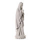 Virgin of Lourdes statue natural fiberglass 80x25x25 cm s5