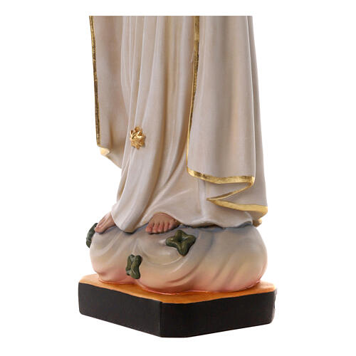 Our Lady of Fatima, Immaculate Heart, fibreglass, 28x10x8 in 14