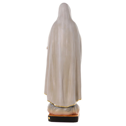 Virgen de Fátima 70x25x20 cm Corazón Inmaculado fibra de vidrio 8