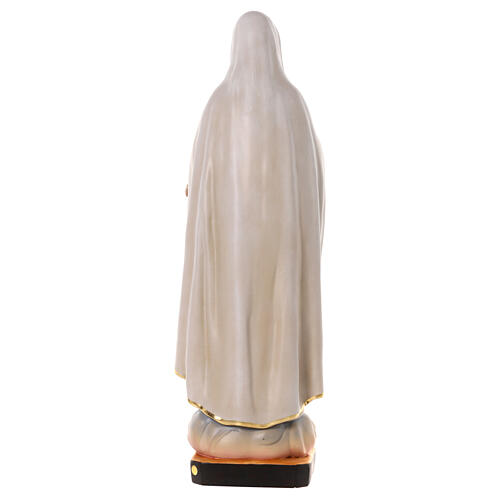 Virgen de Fátima 70x25x20 cm Corazón Inmaculado fibra de vidrio 16