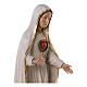 Virgen de Fátima 70x25x20 cm Corazón Inmaculado fibra de vidrio s12
