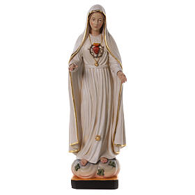 Notre-Dame de Fatima avec Coeur Immaculée 70x25x20 cm fibre de verre