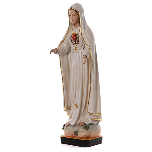 Notre-Dame de Fatima avec Coeur Immaculée 70x25x20 cm fibre de verre 11