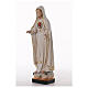 Notre-Dame de Fatima avec Coeur Immaculée 70x25x20 cm fibre de verre s3