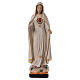 Notre-Dame de Fatima avec Coeur Immaculée 70x25x20 cm fibre de verre s9