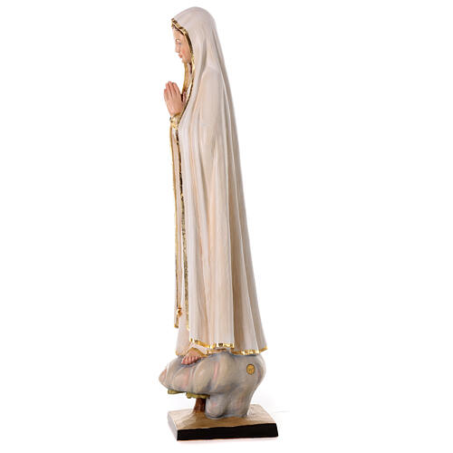 Notre-Dame de Fatima 65x20x20 cm fibre de verre colorée 5