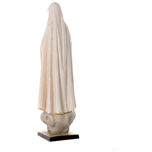 Our Lady of Fatima statue colored fiberglass 65x20x20 cm 7