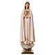 Our Lady of Fatima statue colored fiberglass 65x20x20 cm s1