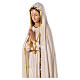 Our Lady of Fatima statue colored fiberglass 65x20x20 cm s2