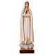 Madonna di Fatima 100x30x30 cm colorato vetroresina s1