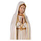 Our Lady of Fatima statue in colored fiberglass 100x30x30 cm s2