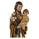 Heiliger Josef mit dem Jesuskind, 60x20x15 cm, Glasfaserkunststoff, koloriert s2