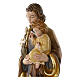 San Giuseppe con Giglio e Bambino 60x20x15 cm vetroresina s4