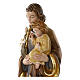 San Giuseppe con Giglio e Bambino 60x20x15 cm vetroresina s6