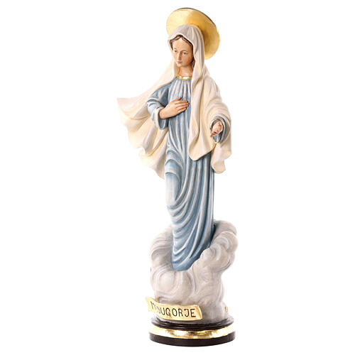 Our Lady of Medjugorje statue 60x30x15 cm in fiberglass 3