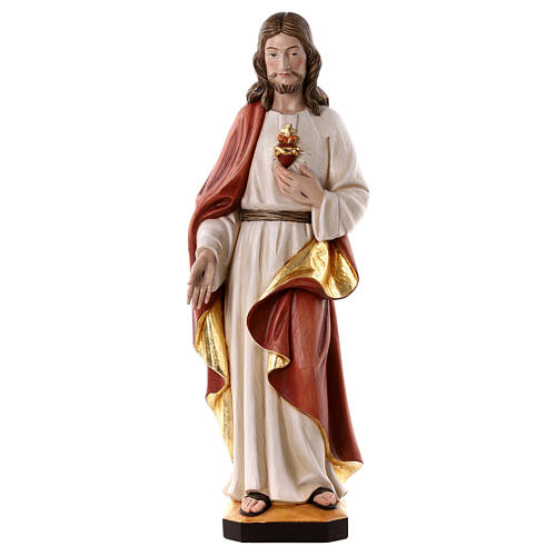 Fibreglass statue of the Sacred Heart of Jesus, 24x8x6 in 1