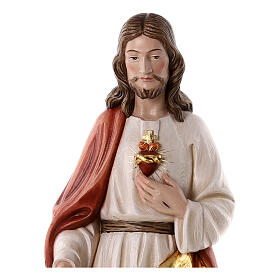 Gesù Sacro Cuore 60x20x15 cm vetroresina