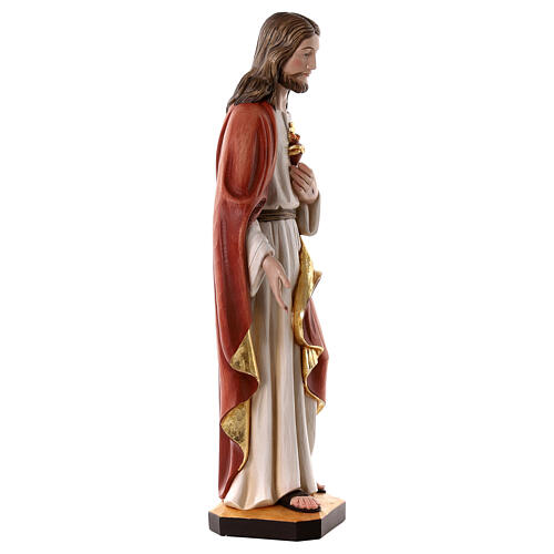 Gesù Sacro Cuore 60x20x15 cm vetroresina 5