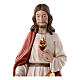 Gesù Sacro Cuore 60x20x15 cm vetroresina s2