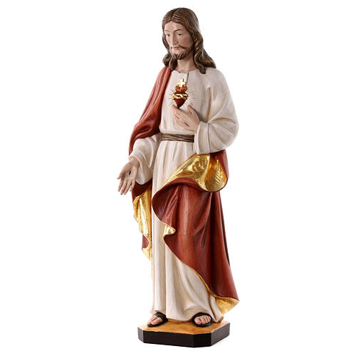 Sacred Heart of Jesus statue 60x20x15 cm in fiberglass 3