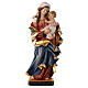 Madonna del cuore 60x25x20 cm vetroresina colorata s1