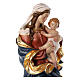 Madonna del cuore 60x25x20 cm vetroresina colorata s4