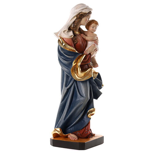 Mary of the Holy Heart statue colored fiberglass 60x25x20 cm 5