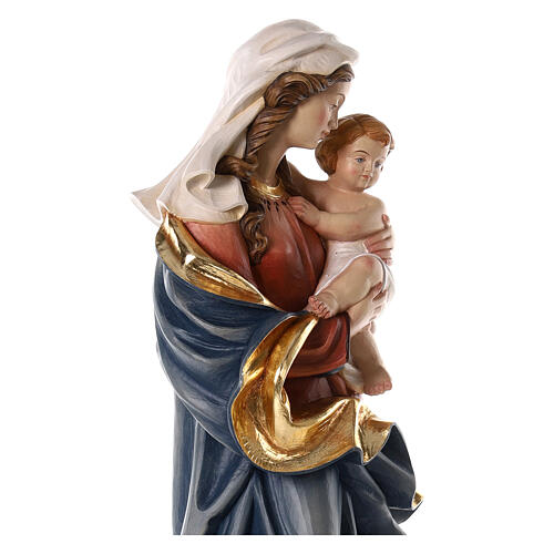 Mary of the Holy Heart statue colored fiberglass 60x25x20 cm 6