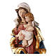 Mary of the Holy Heart statue colored fiberglass 60x25x20 cm s2