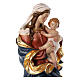 Mary of the Holy Heart statue colored fiberglass 60x25x20 cm s4