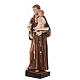 Saint Antoine de Padoue 65x25x15 cm avec Enfant Jésus fibre verre s3