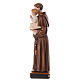 Saint Antoine de Padoue 65x25x15 cm avec Enfant Jésus fibre verre s8
