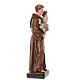 Sant'Antonio da Padova 65x25x15 cm vetroresina con Gesù Bambino s7