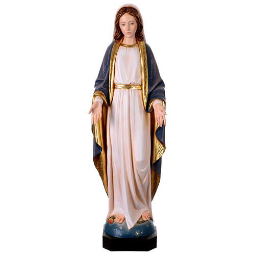 Madonna Immacolata colorata 90x30x20 cm vetroresina 1