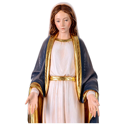 Madonna Immacolata colorata 90x30x20 cm vetroresina 3