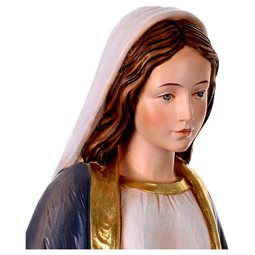 Madonna Immacolata colorata 90x30x20 cm vetroresina 5