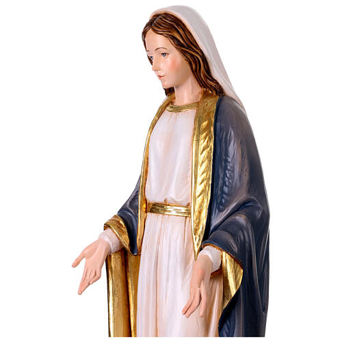 Nossa Senhora da Imaculada Conceição fibra de vidro colorida 90x30x20 cm 6