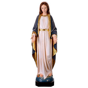Our Lady of Grace statue colored fiberglass 90x30x20 cm