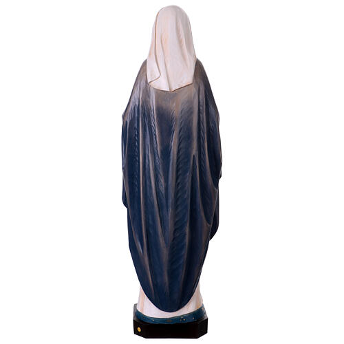 Our Lady of Grace statue colored fiberglass 90x30x20 cm 10
