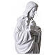 Heiligstes Herz Jesu, segnend - Statue, 100 cm – aus Carrara-Marmorpulver s7