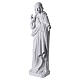 Statua Gesù Sacro Cuore benedicente marmo 100 cm s5