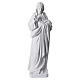 Blessing Sacred Heart of Jesus statue in marble, 100 cm s1
